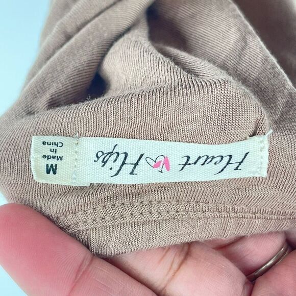 Heart & Hips Taupe Strapless Harem Jumpsuit – Women’s Medium, Stretch One-Piece - Picture 15 of 17